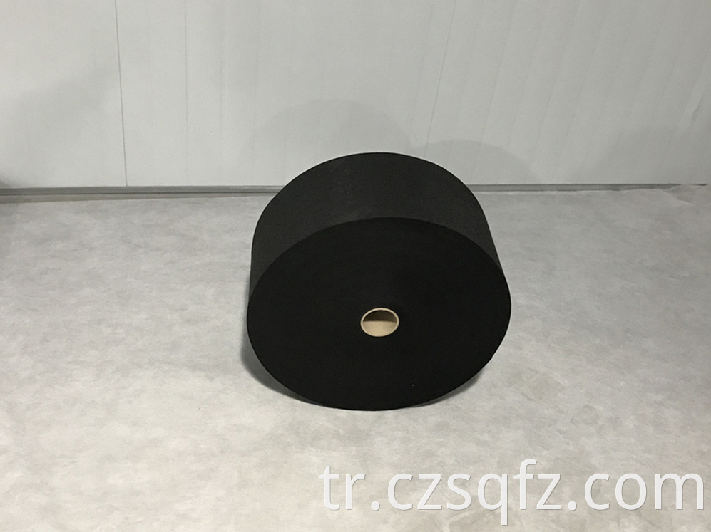 Black flat mask non-woven